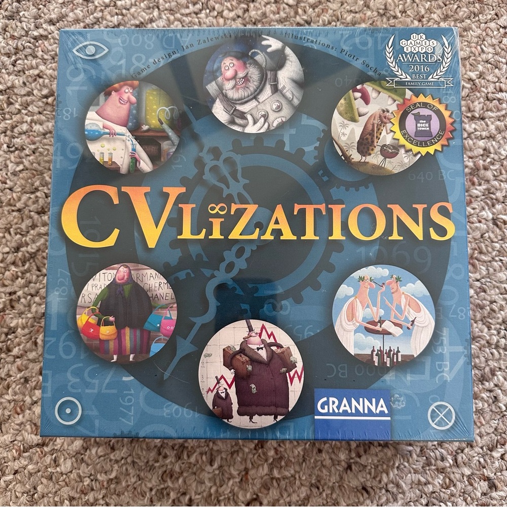 CVlizations Board Game New & Sealed!